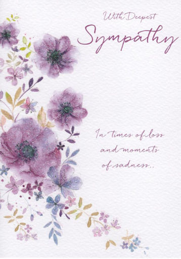 Picture of WITH DEEPEST SYMPATHY CARD